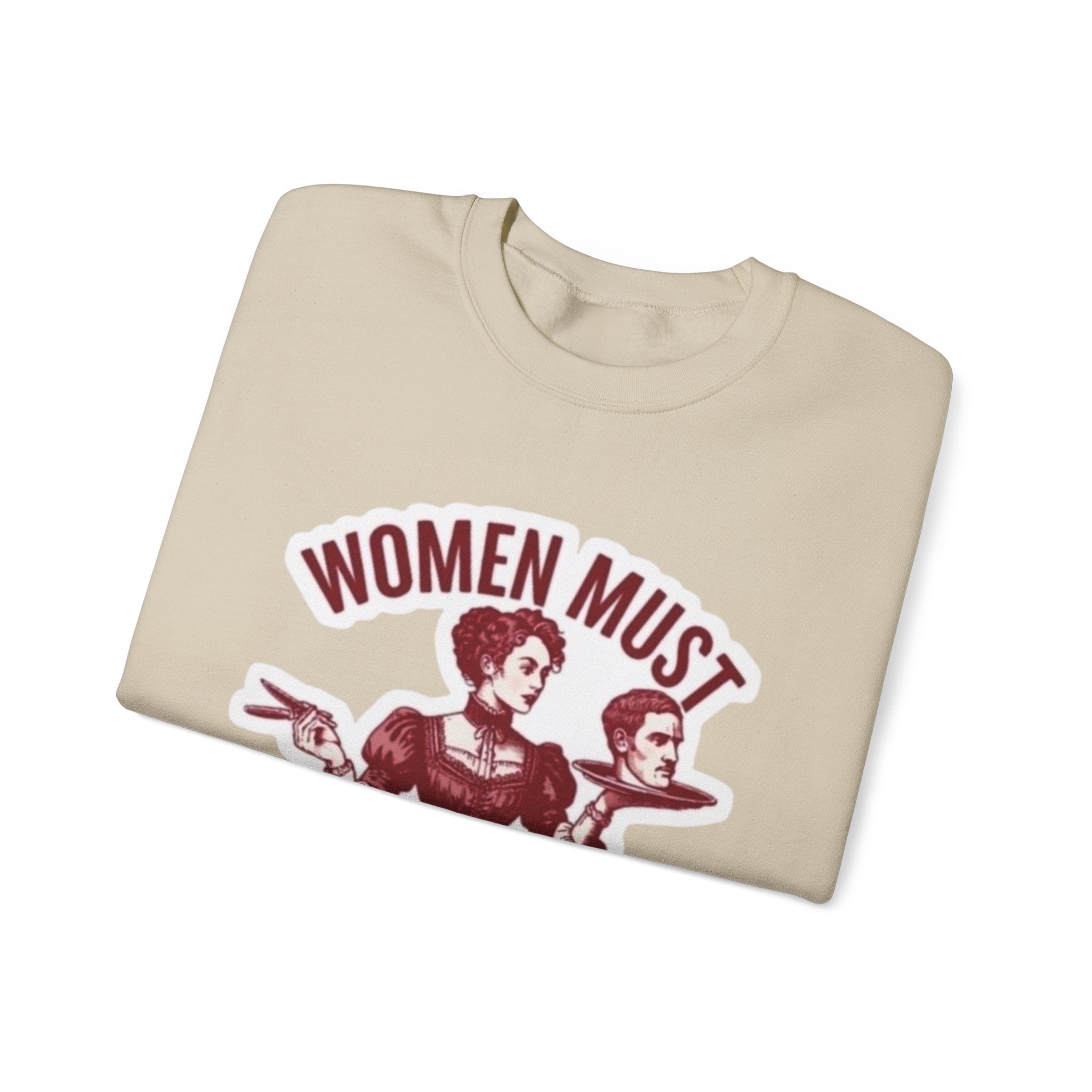 Crewneck Sweatshirt — Vintage Feminist Graphic