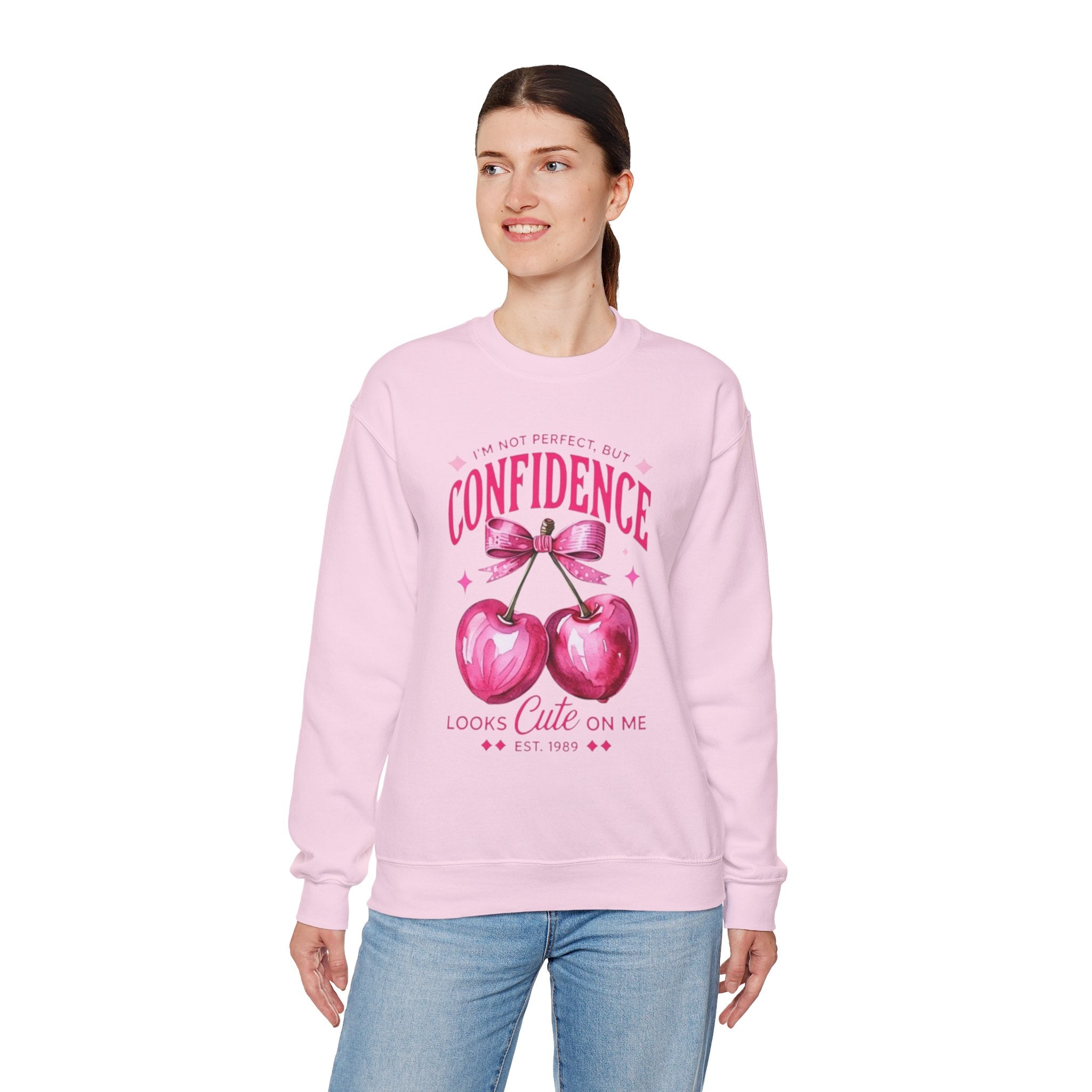 "Confidence Looks Cute On Me" Crewneck Sweatshirt