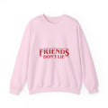 Crewneck Sweatshirt — "Friends Don't Lie" Retro Stranger-Style Graphic