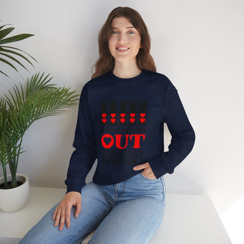 F1 Sweatshirt– “It’s Lights Out and Away We Go” Graphic