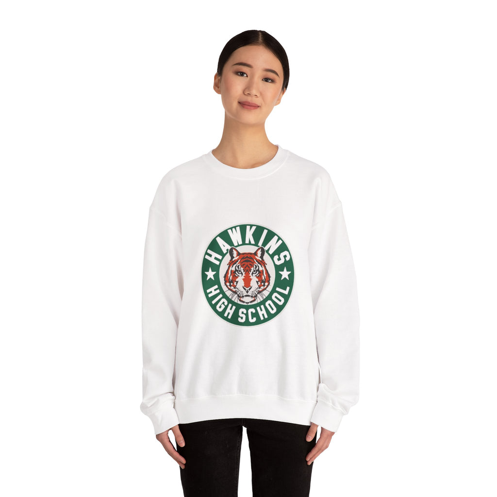 Hawkins High School Tiger Crewneck Sweatshirt