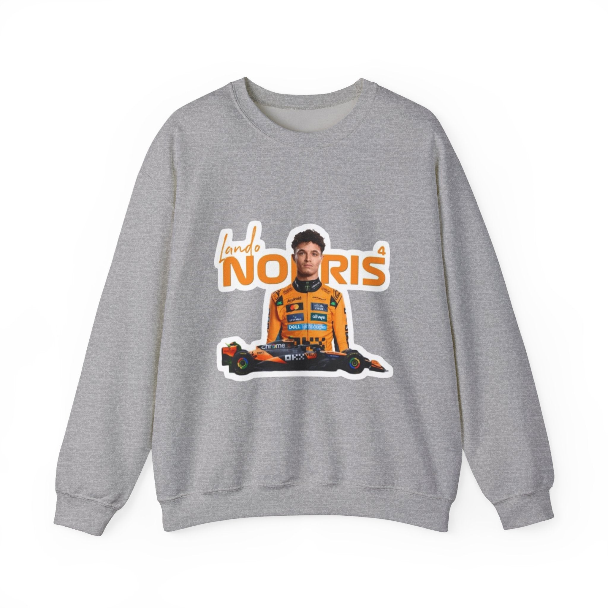 Crewneck Sweatshirt — Lando Norris Racing Portrait Graphic