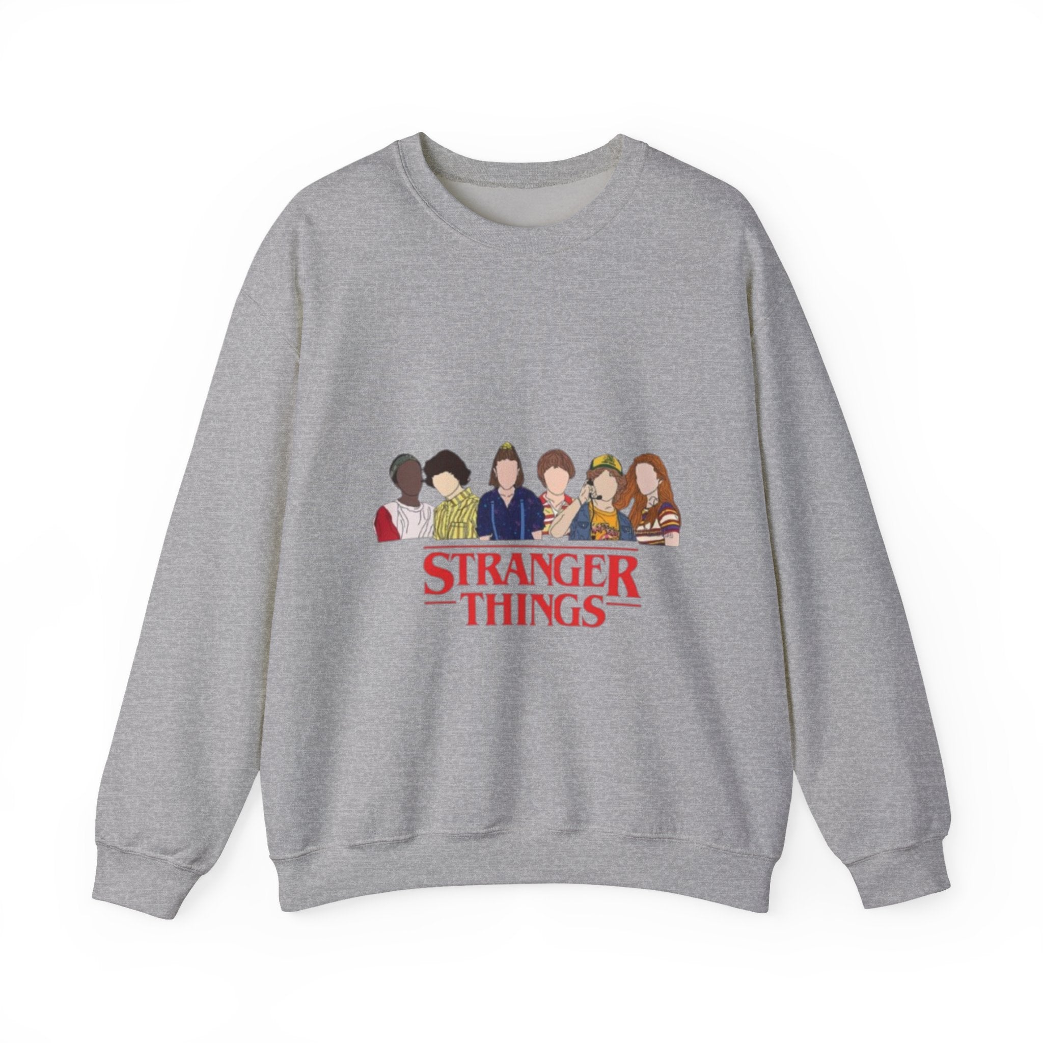 Stranger Things Crewneck Sweatshirt — Retro 80s TV Show Graphic