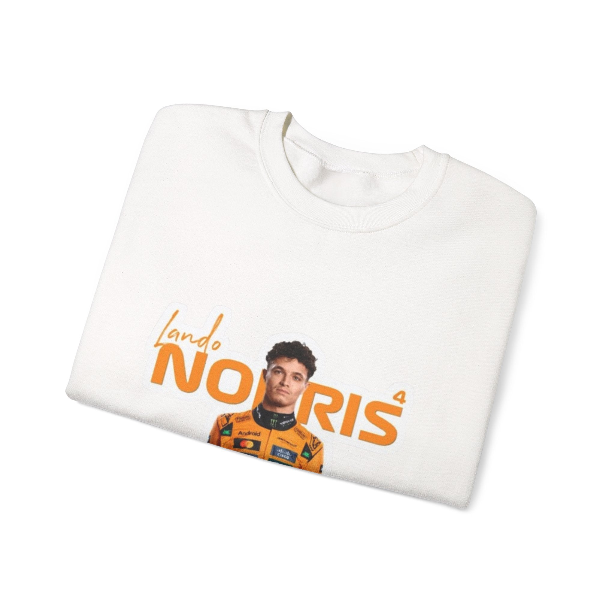 Crewneck Sweatshirt — Lando Norris Racing Portrait Graphic
