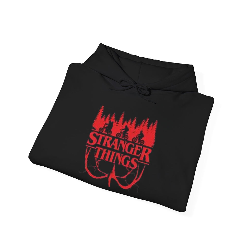 Stranger Things Logo Hoodie - Retro Red Sci‑Fi Pullover