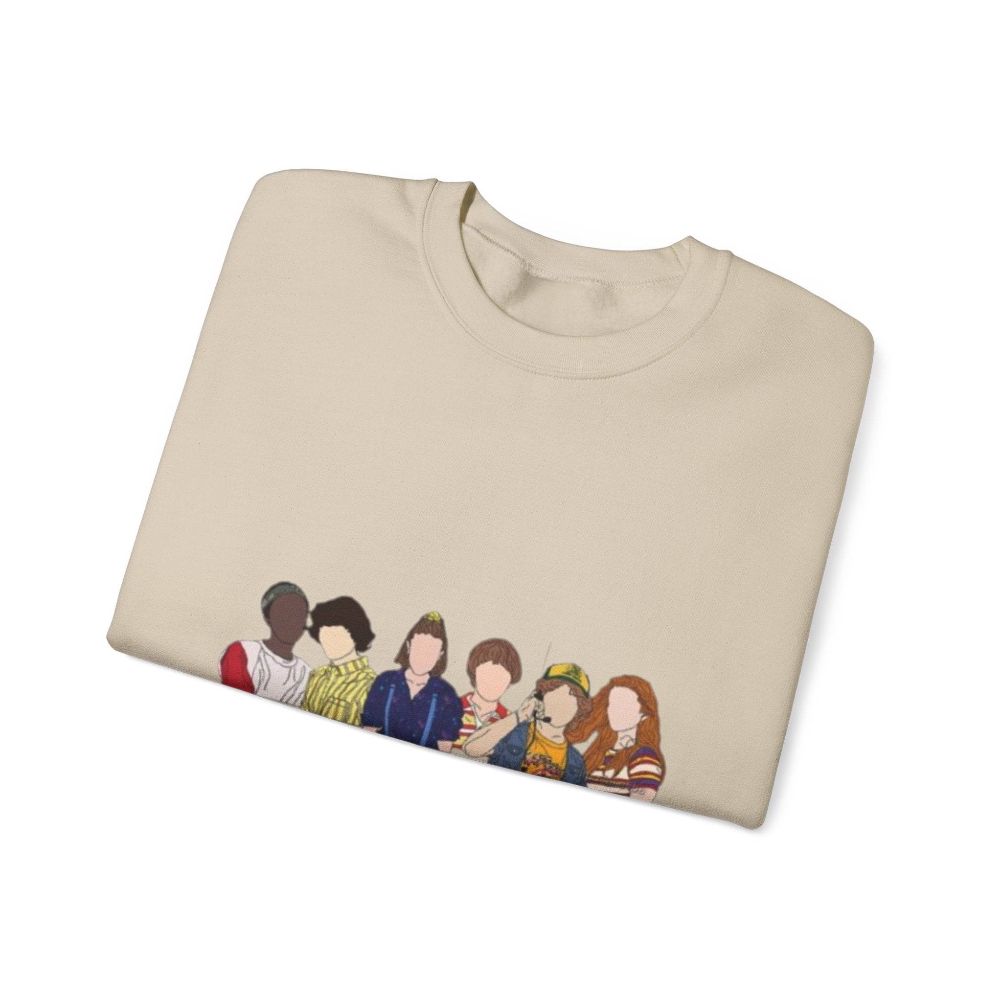 Stranger Things Crewneck Sweatshirt — Retro 80s TV Show Graphic