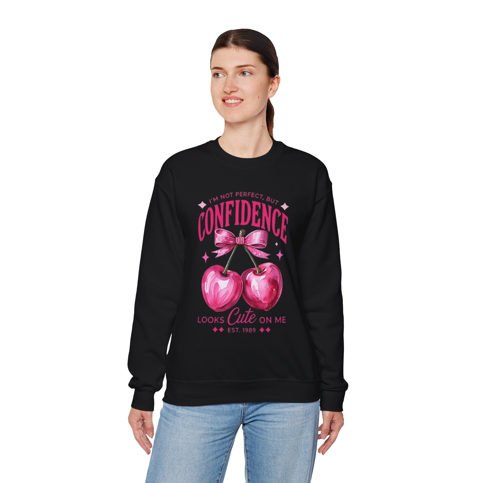 "Confidence Looks Cute On Me" Crewneck Sweatshirt