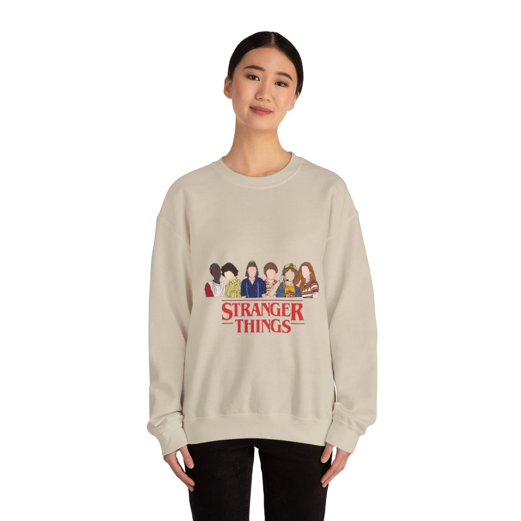 Stranger Things Crewneck Sweatshirt — Retro 80s TV Show Graphic