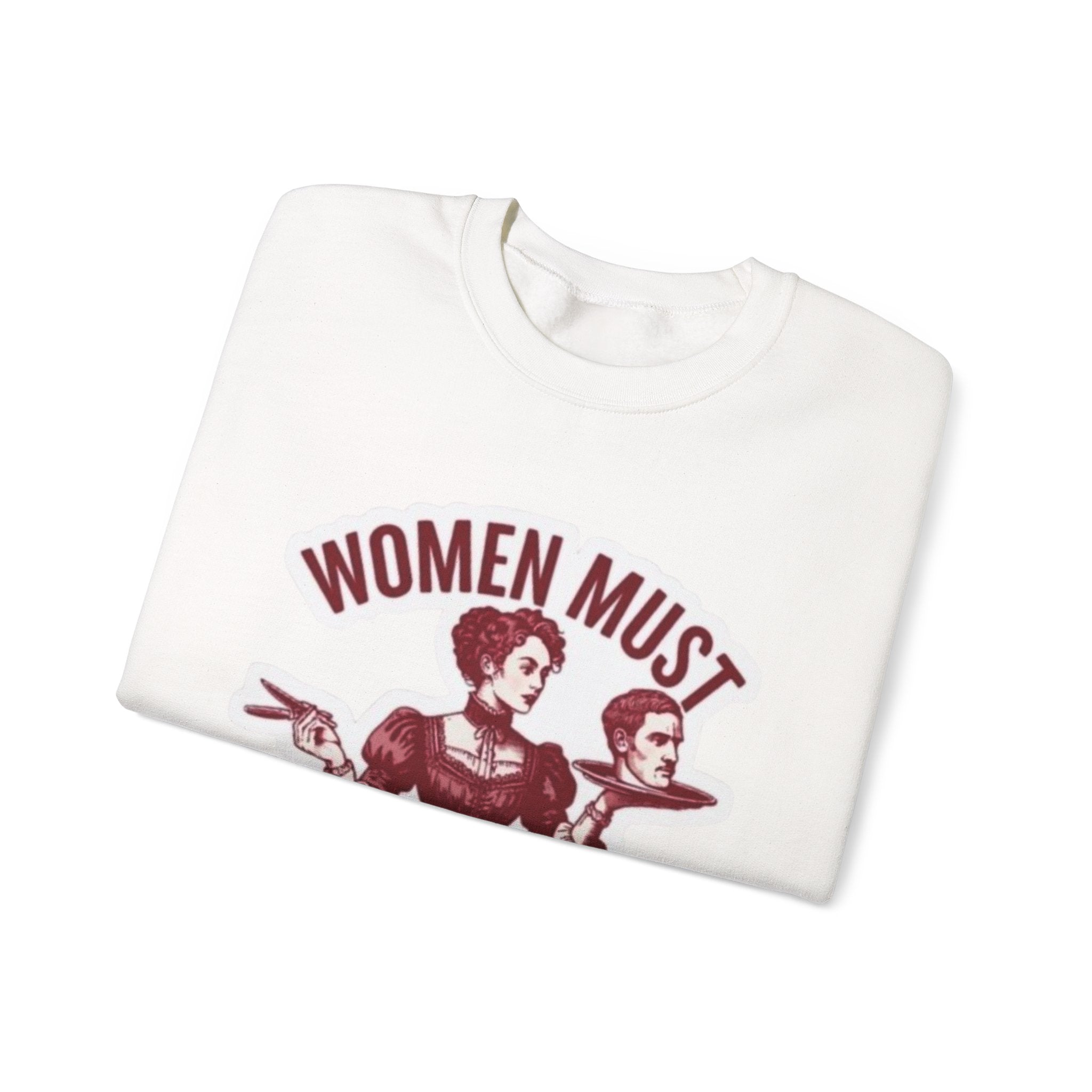 Crewneck Sweatshirt — Vintage Feminist Graphic