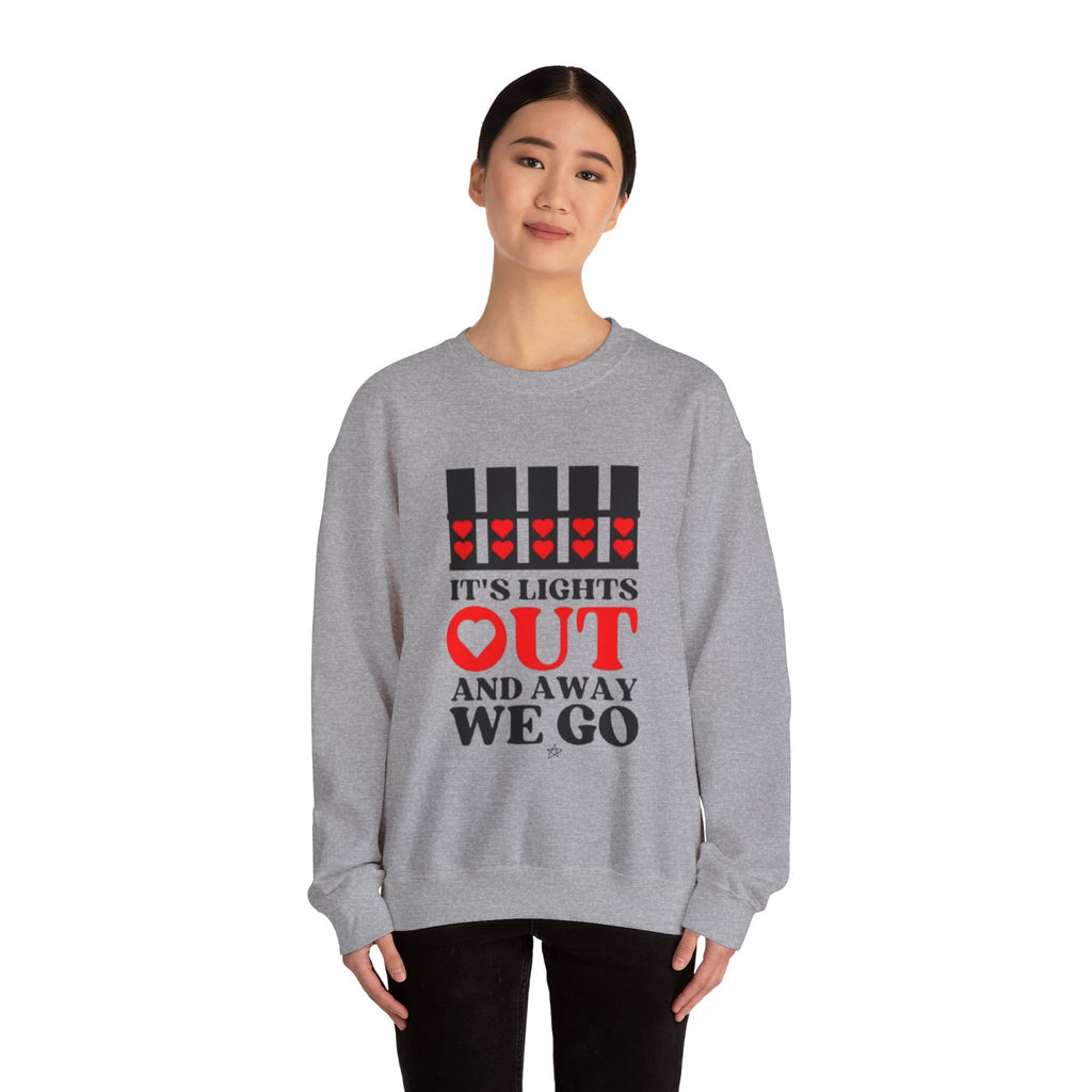 F1 Sweatshirt– “It’s Lights Out and Away We Go” Graphic