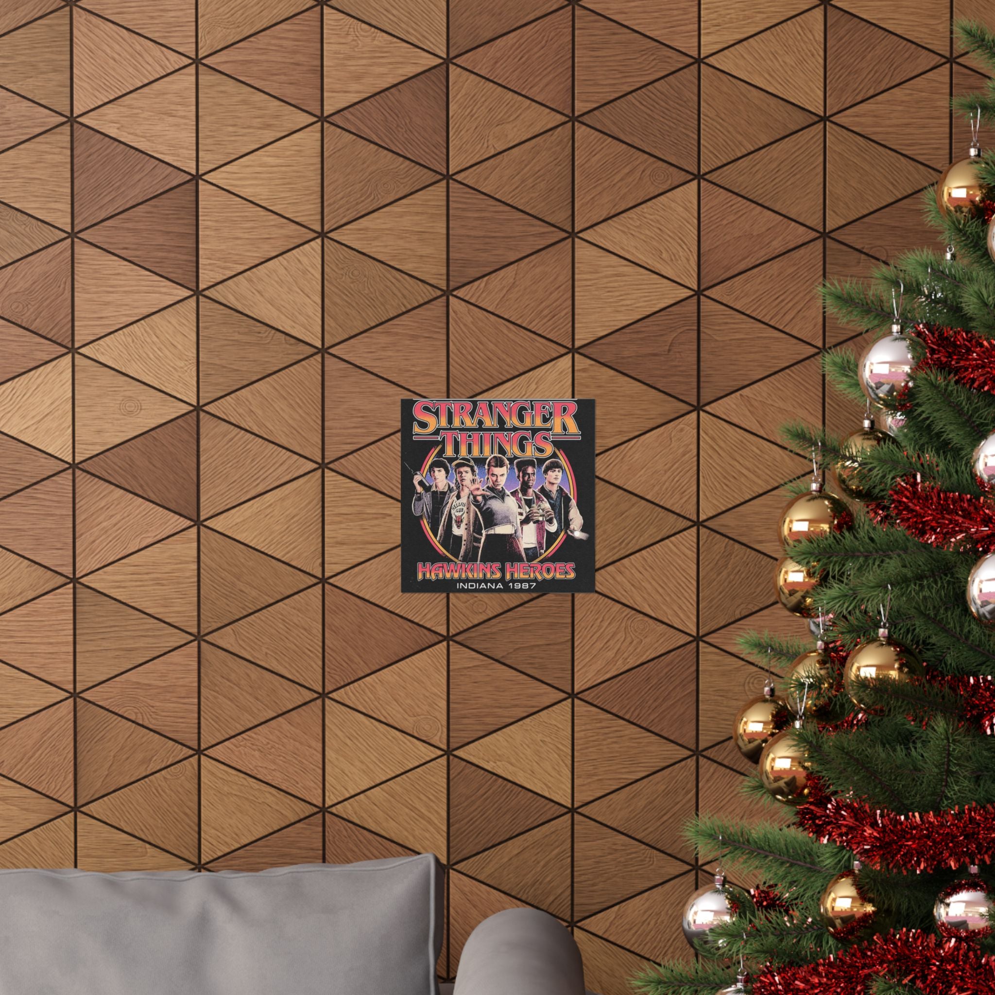 Stranger Things 'Hawkins Heroes' Matte Poster – Wall Art