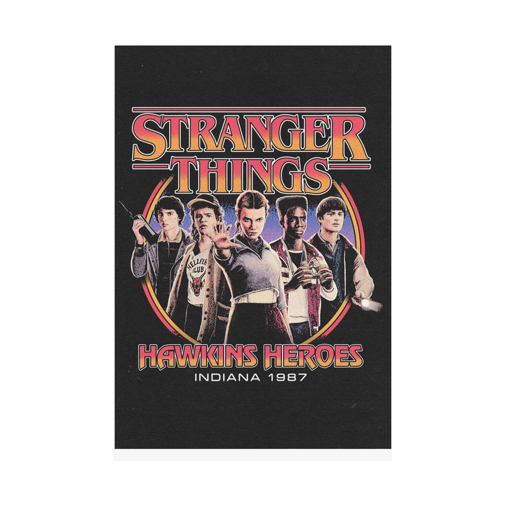 Stranger Things 'Hawkins Heroes' Matte Poster – Wall Art