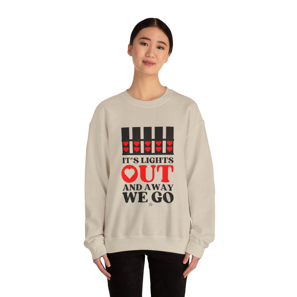 F1 Sweatshirt– “It’s Lights Out and Away We Go” Graphic