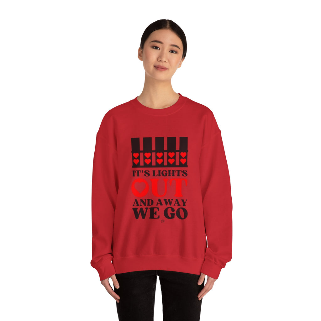 F1 Sweatshirt– “It’s Lights Out and Away We Go” Graphic