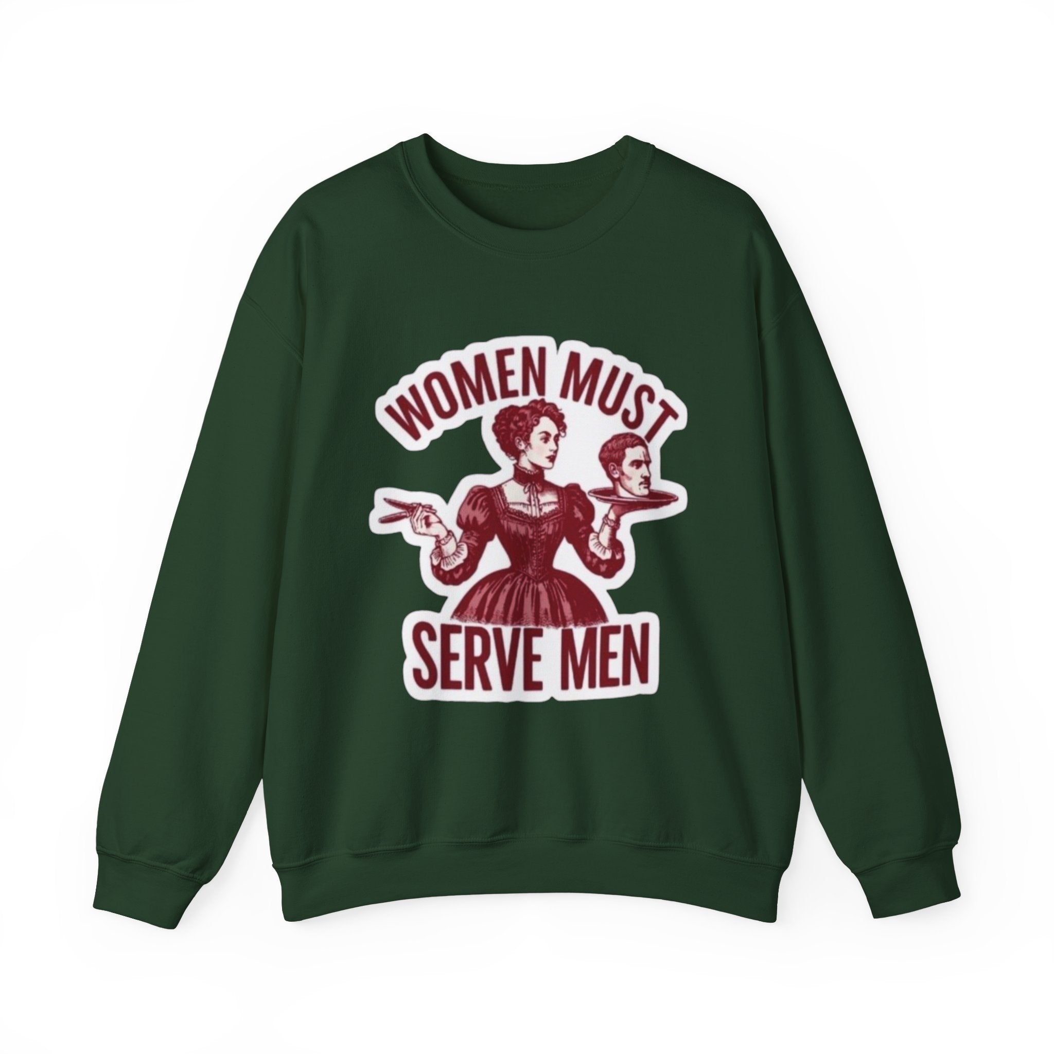 Crewneck Sweatshirt — Vintage Feminist Graphic