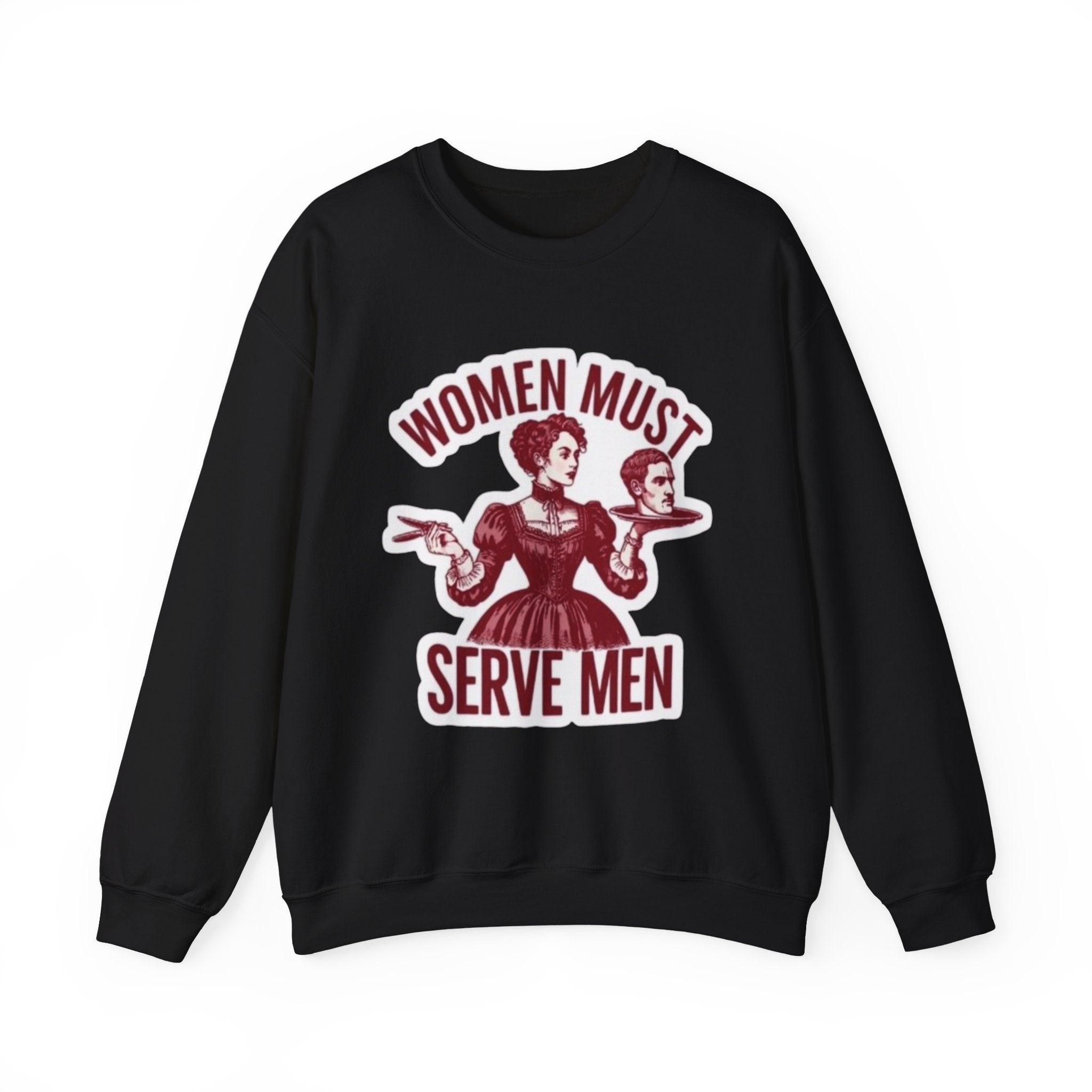 Crewneck Sweatshirt — Vintage Feminist Graphic