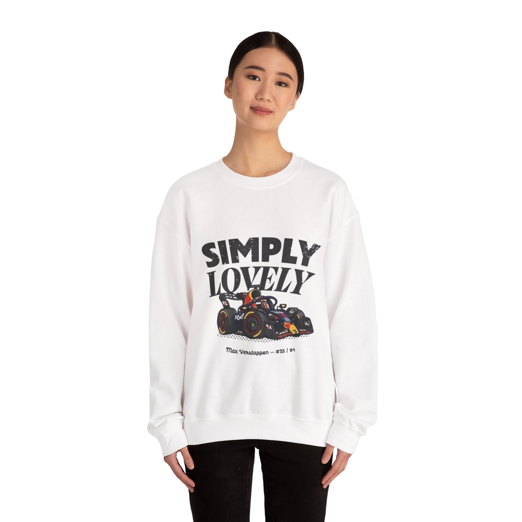 "Simply Lovely" Graphic Sweatshirt - Formula 1