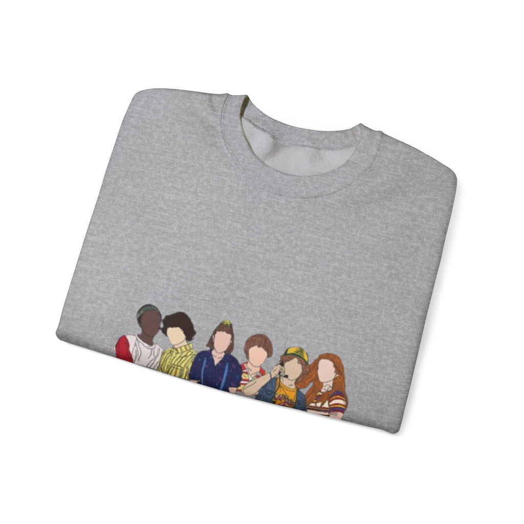 Stranger Things Crewneck Sweatshirt — Retro 80s TV Show Graphic