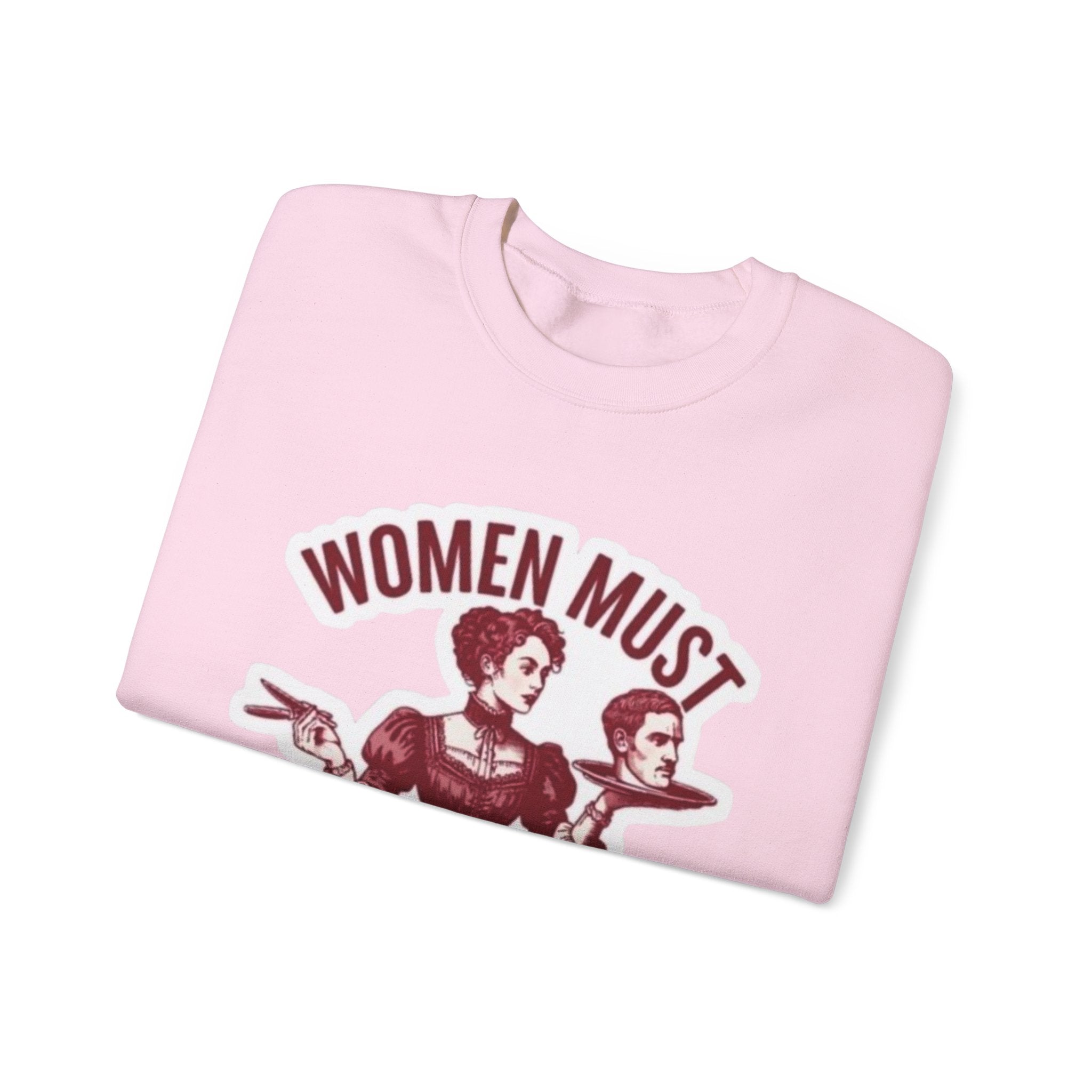 Crewneck Sweatshirt — Vintage Feminist Graphic