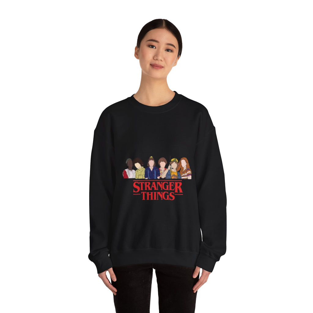 Stranger Things Crewneck Sweatshirt — Retro 80s TV Show Graphic