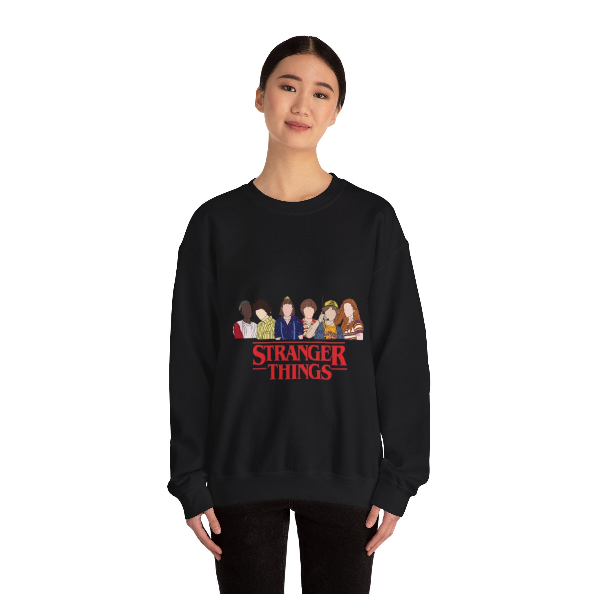 Stranger Things Crewneck Sweatshirt — Retro 80s TV Show Graphic