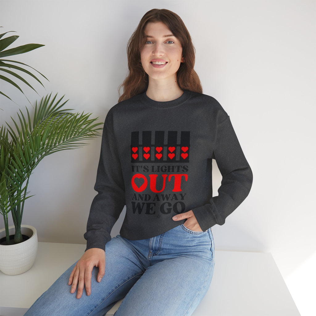 F1 Sweatshirt– “It’s Lights Out and Away We Go” Graphic