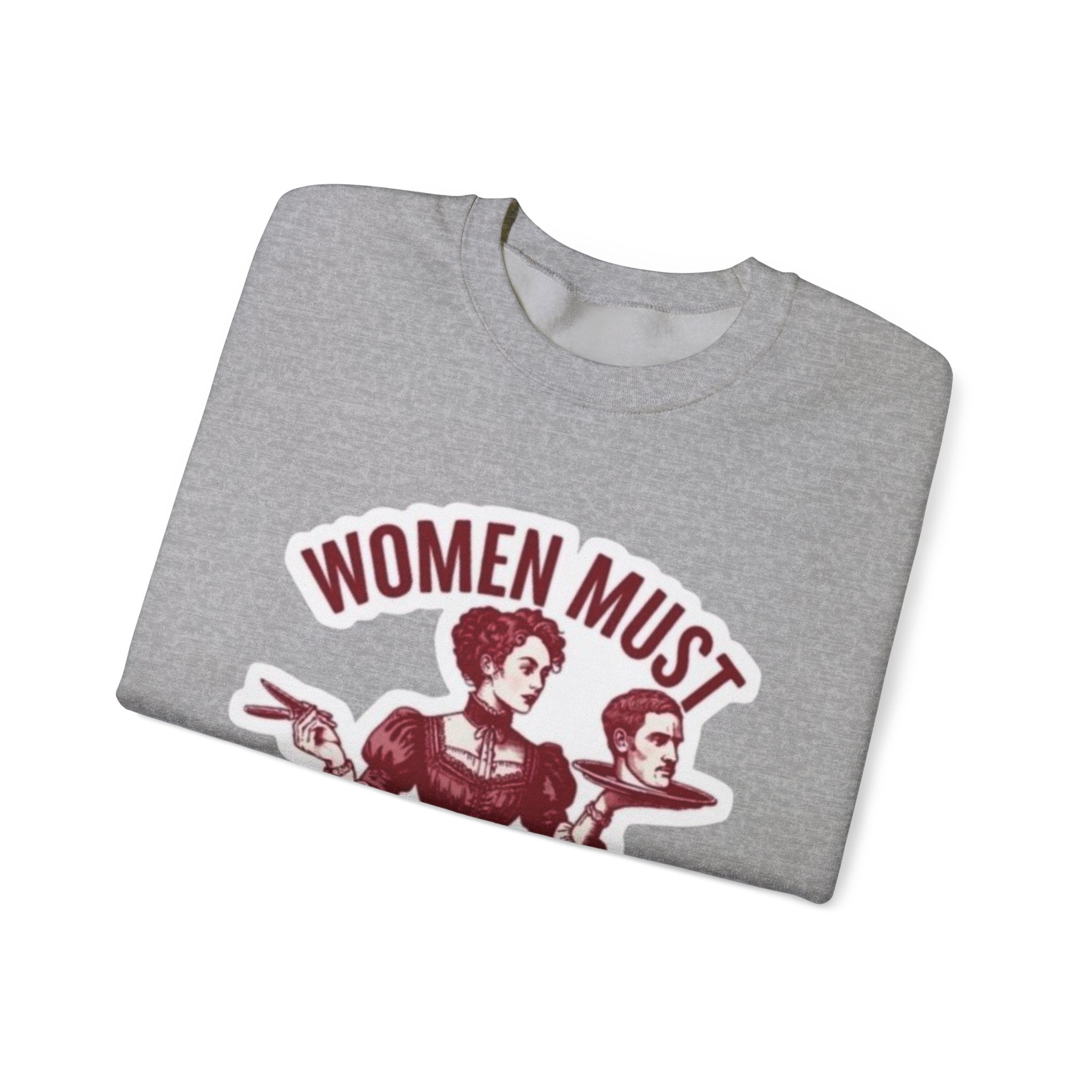 Crewneck Sweatshirt — Vintage Feminist Graphic