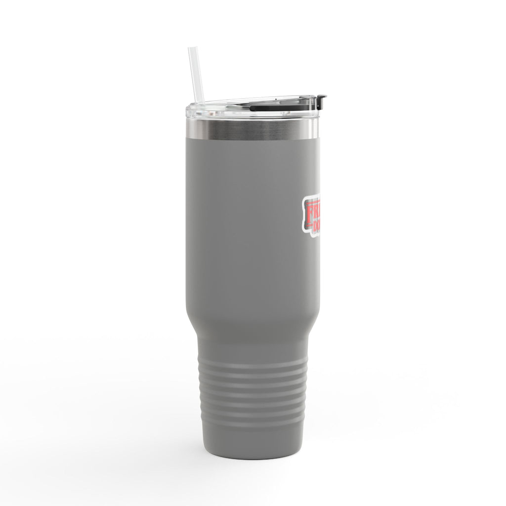 40oz Insulated Travel Mug — "Friends Don't Lie" Stranger Things Inspired