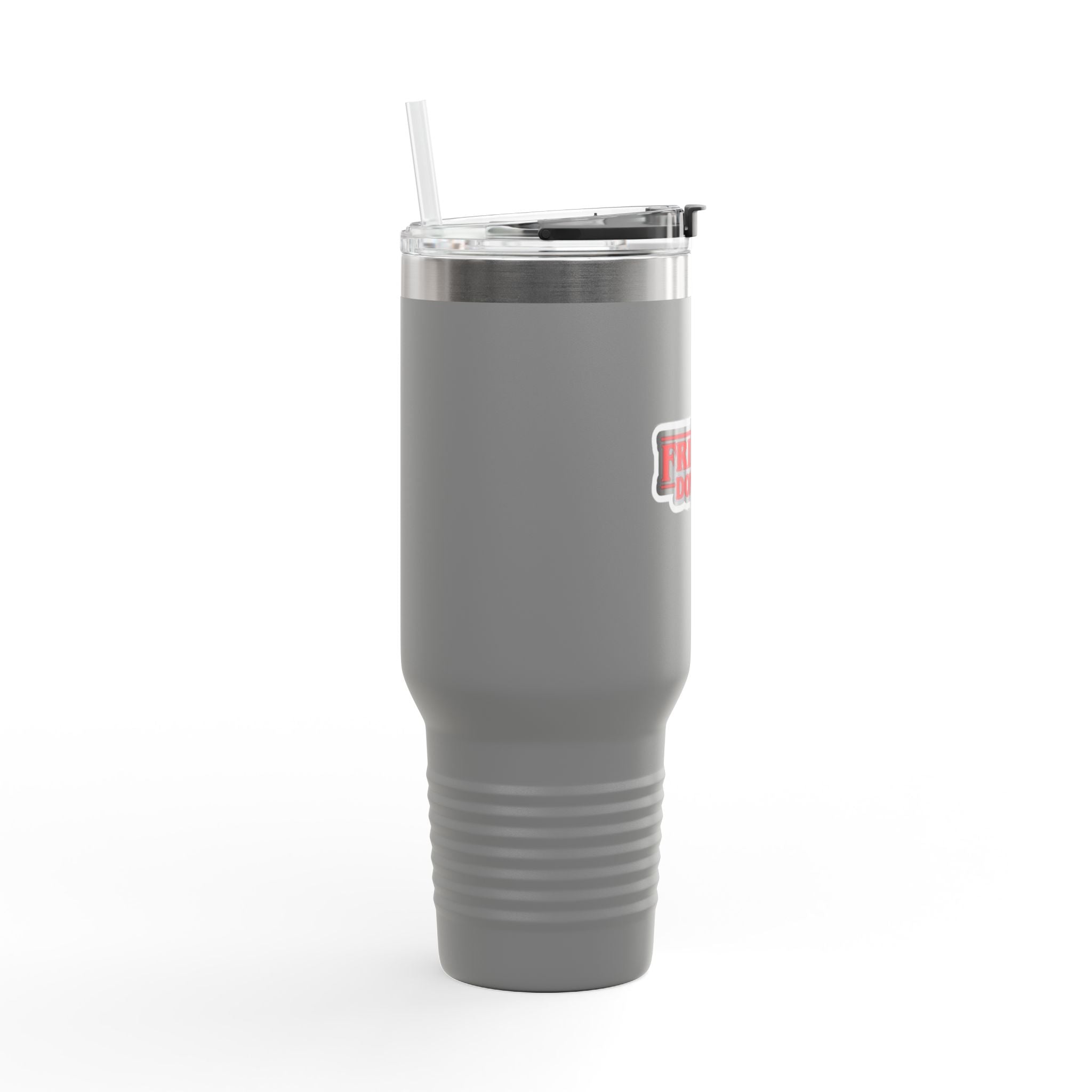 40oz Insulated Travel Mug — "Friends Don't Lie" Stranger Things Inspired