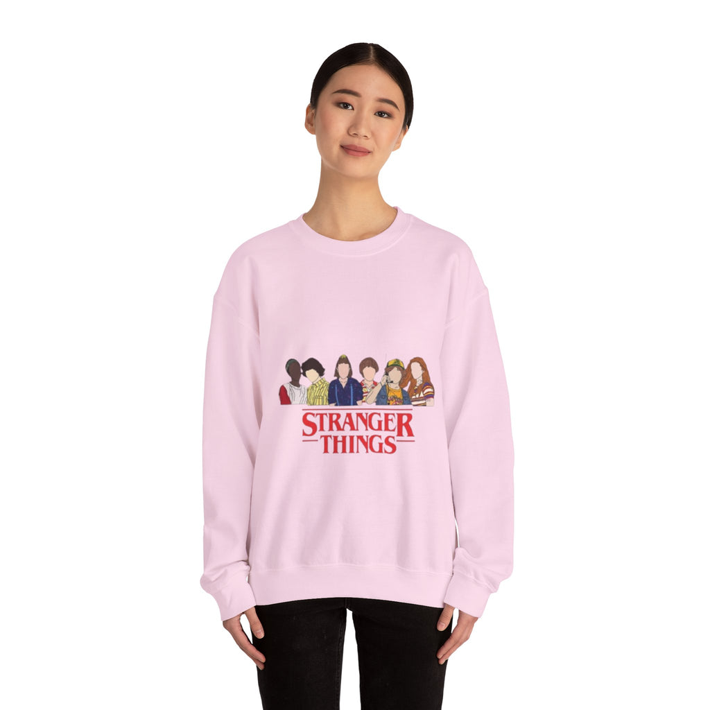 Stranger Things Crewneck Sweatshirt — Retro 80s TV Show Graphic