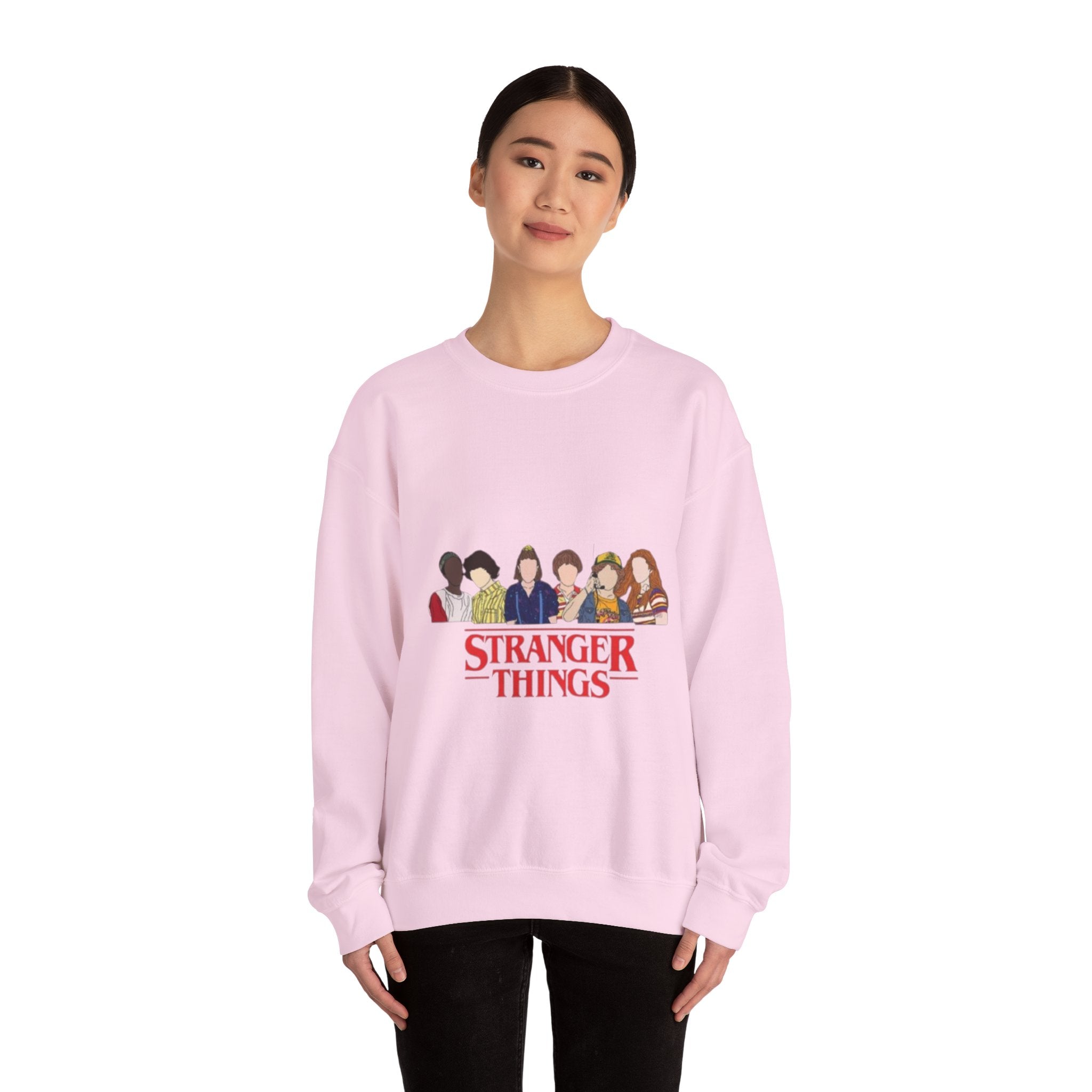 Stranger Things Crewneck Sweatshirt — Retro 80s TV Show Graphic