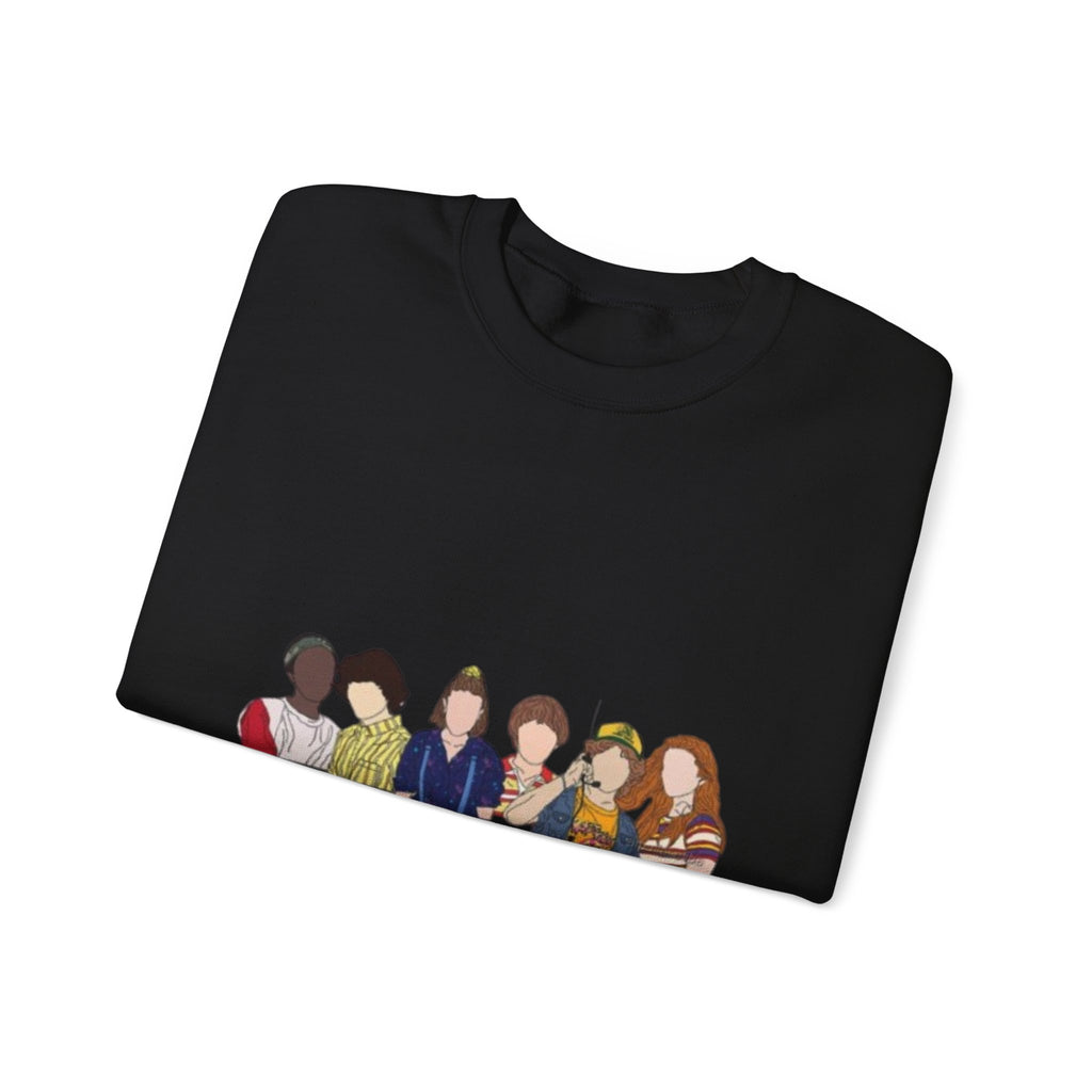Stranger Things Crewneck Sweatshirt — Retro 80s TV Show Graphic