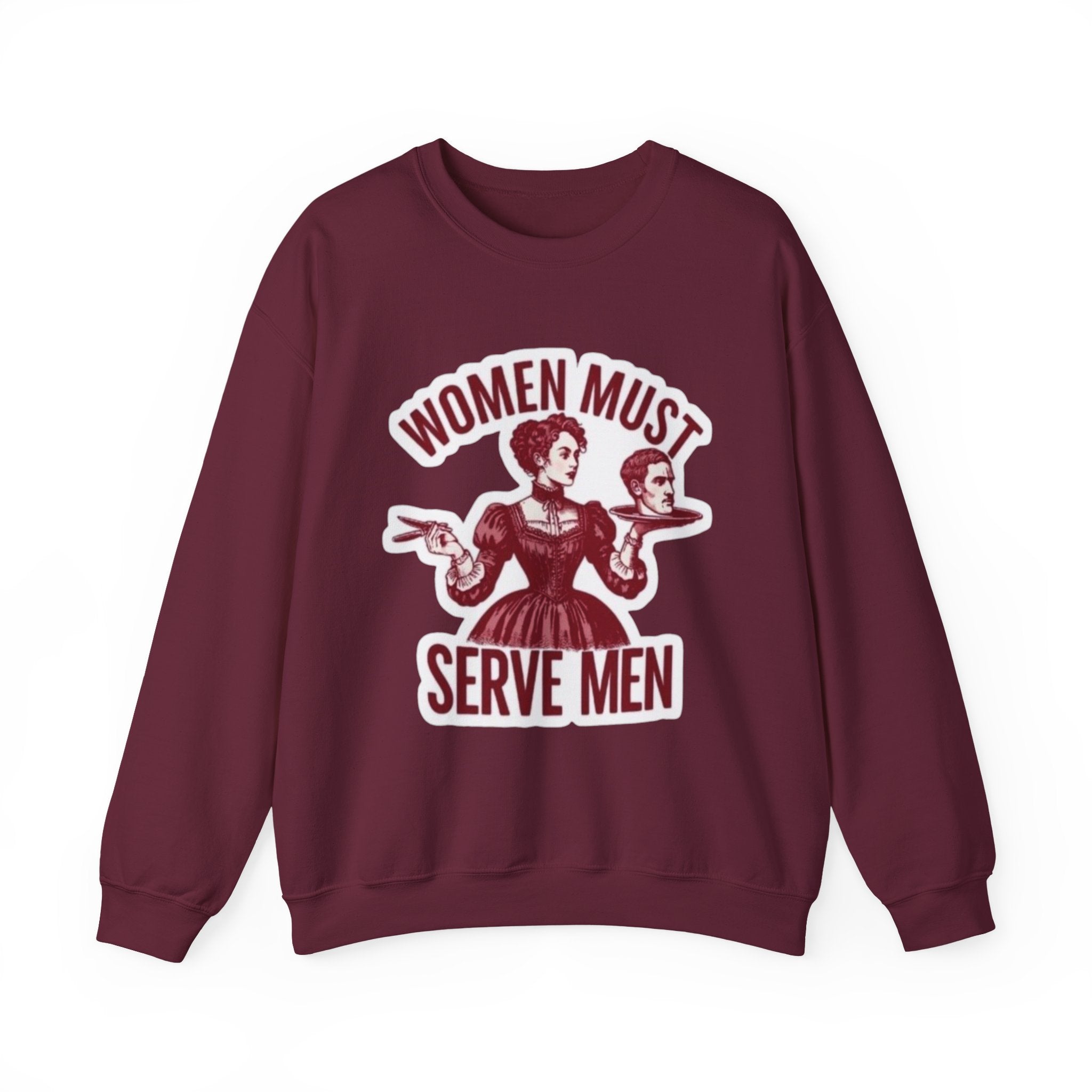 Crewneck Sweatshirt — Vintage Feminist Graphic
