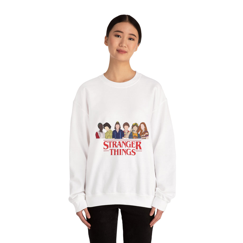 Stranger Things Crewneck Sweatshirt — Retro 80s TV Show Graphic