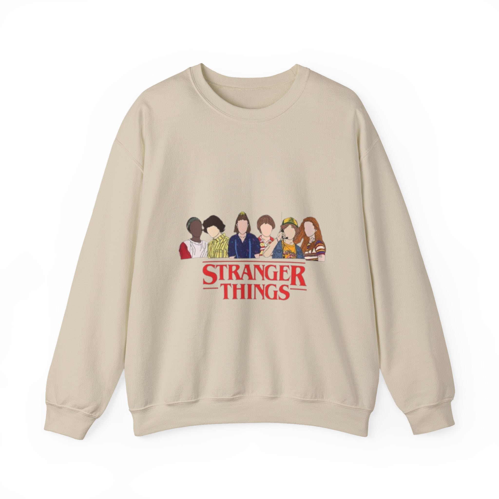 Stranger Things Crewneck Sweatshirt — Retro 80s TV Show Graphic