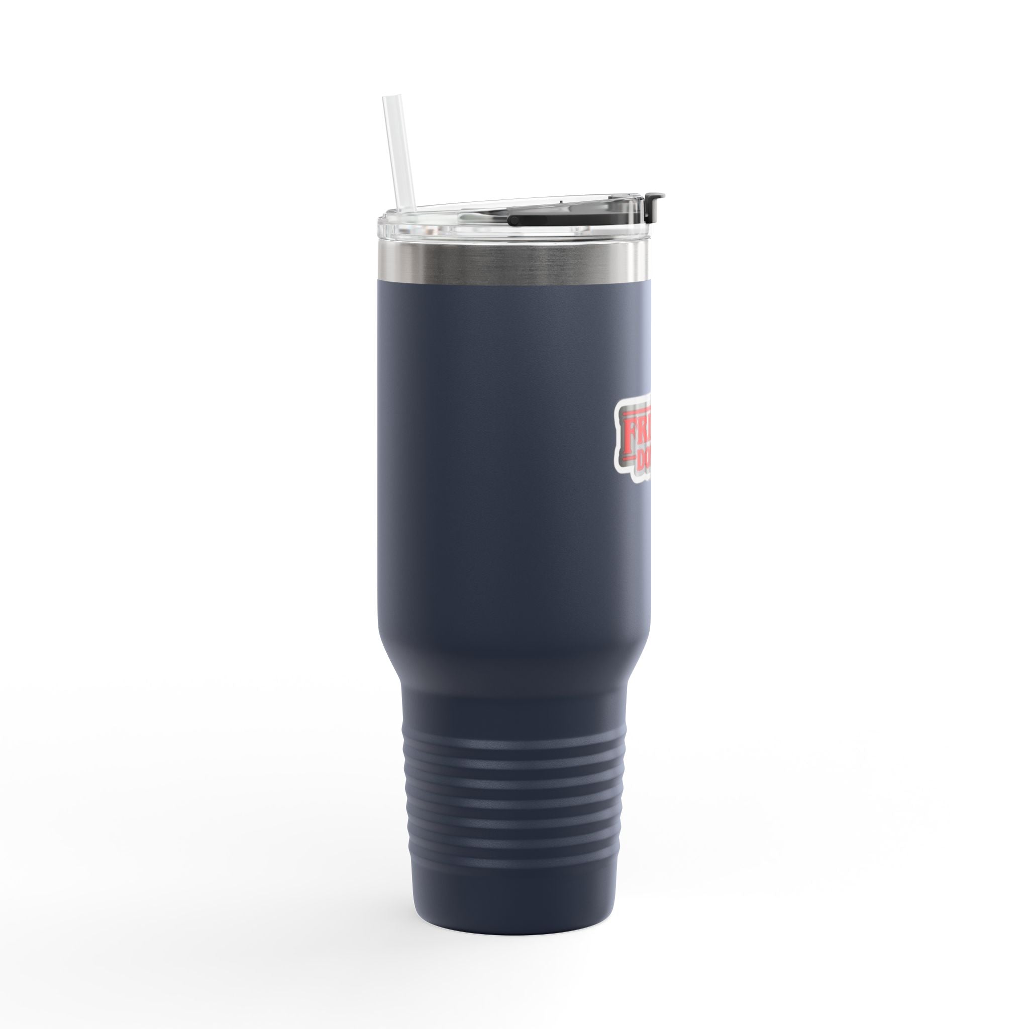 40oz Insulated Travel Mug — "Friends Don't Lie" Stranger Things Inspired