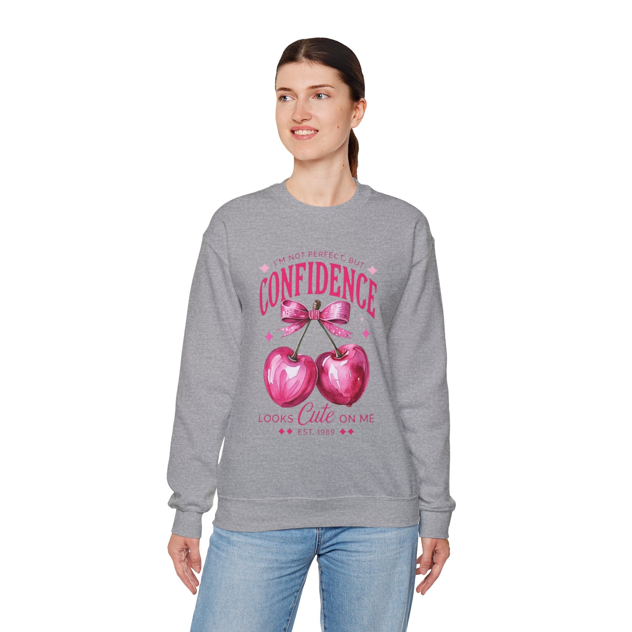 "Confidence Looks Cute On Me" Crewneck Sweatshirt