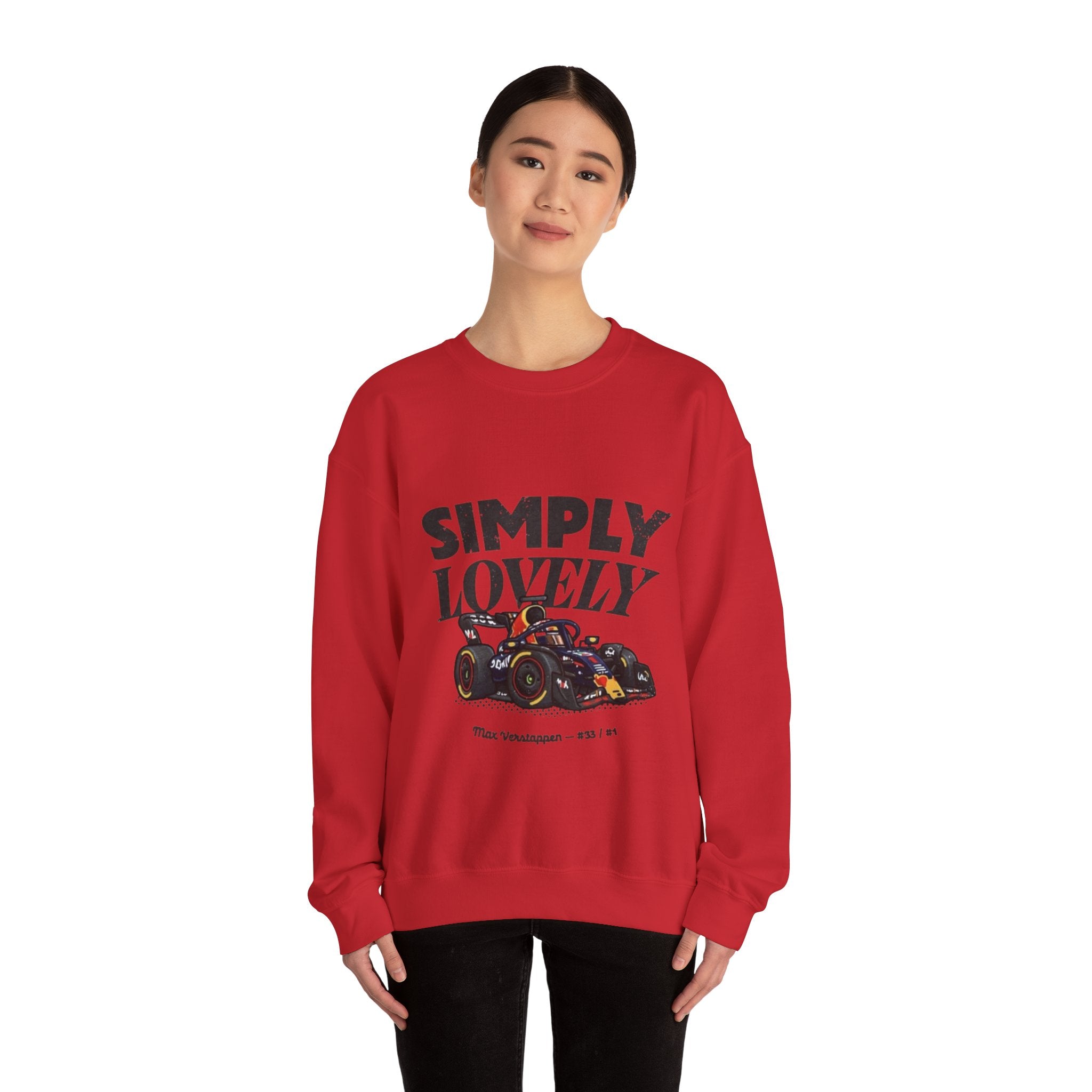 "Simply Lovely" Graphic Sweatshirt - Formula 1