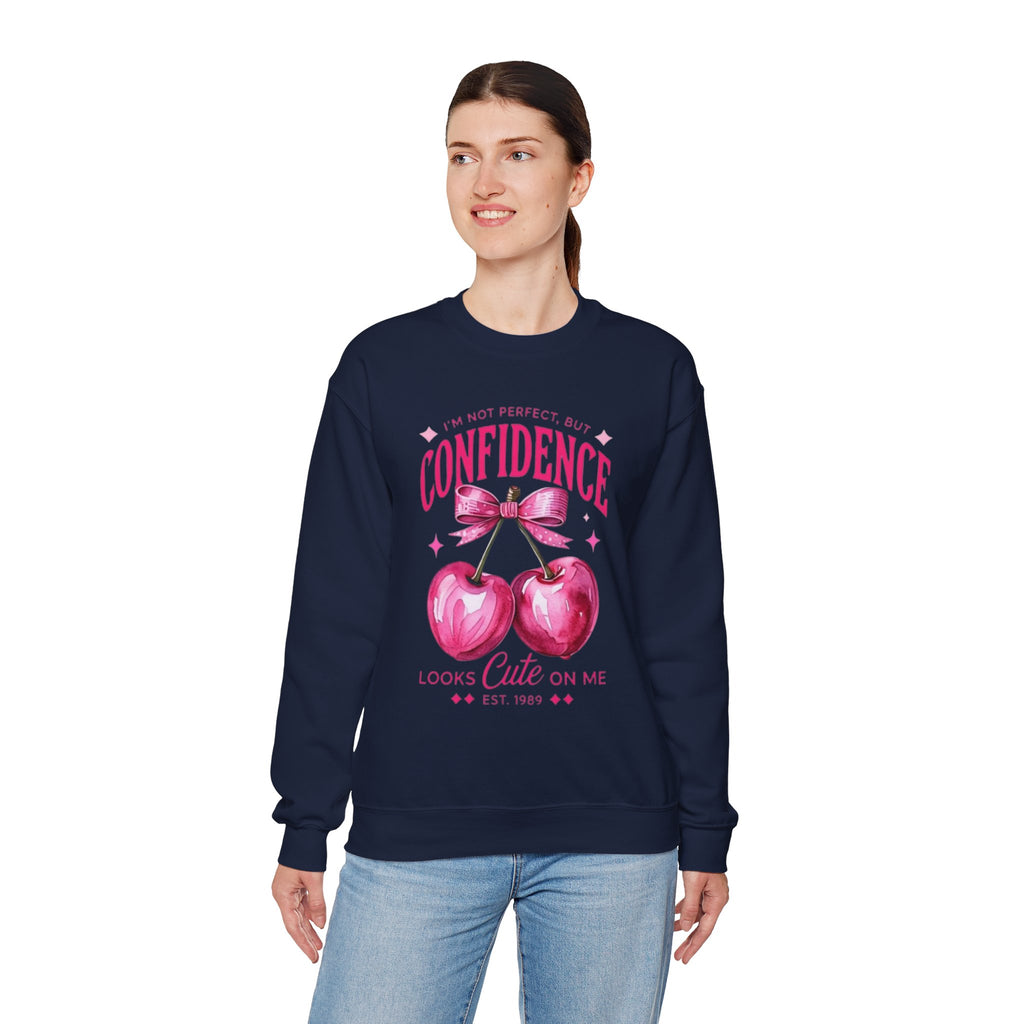 "Confidence Looks Cute On Me" Crewneck Sweatshirt