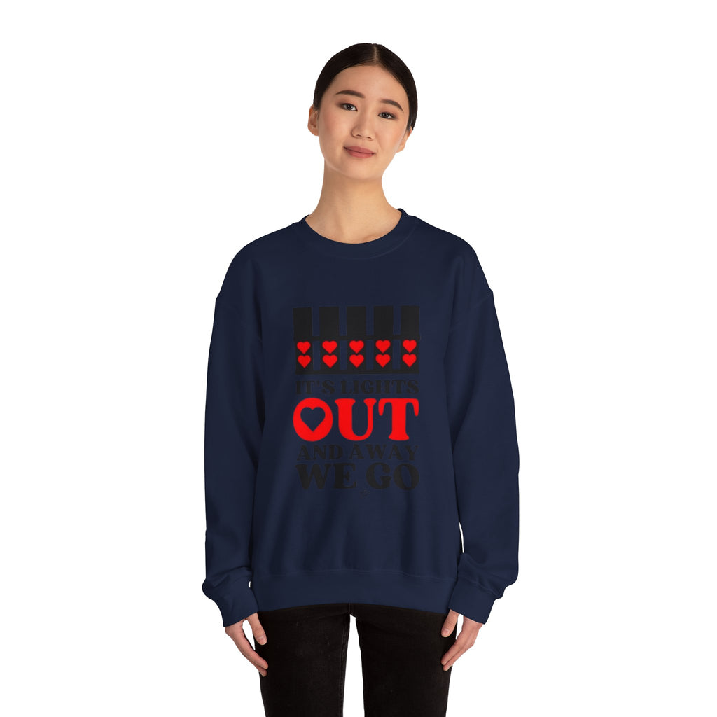 F1 Sweatshirt– “It’s Lights Out and Away We Go” Graphic