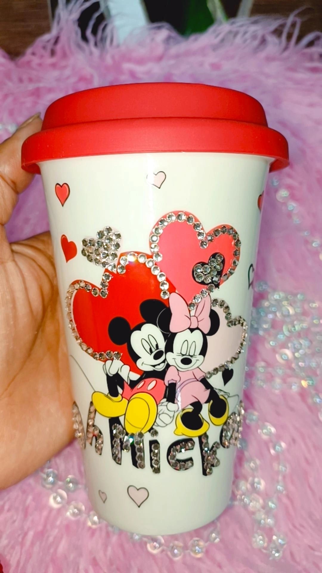 VASO LOVE MINNIE & MICKEY