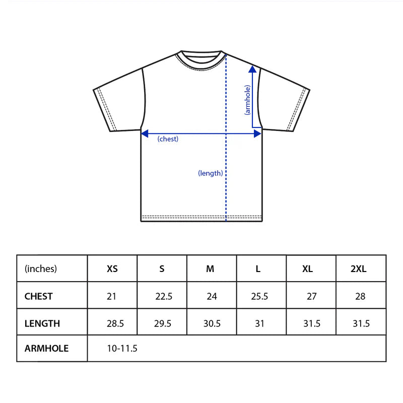 Baggy Tee - Strawberry Graphic